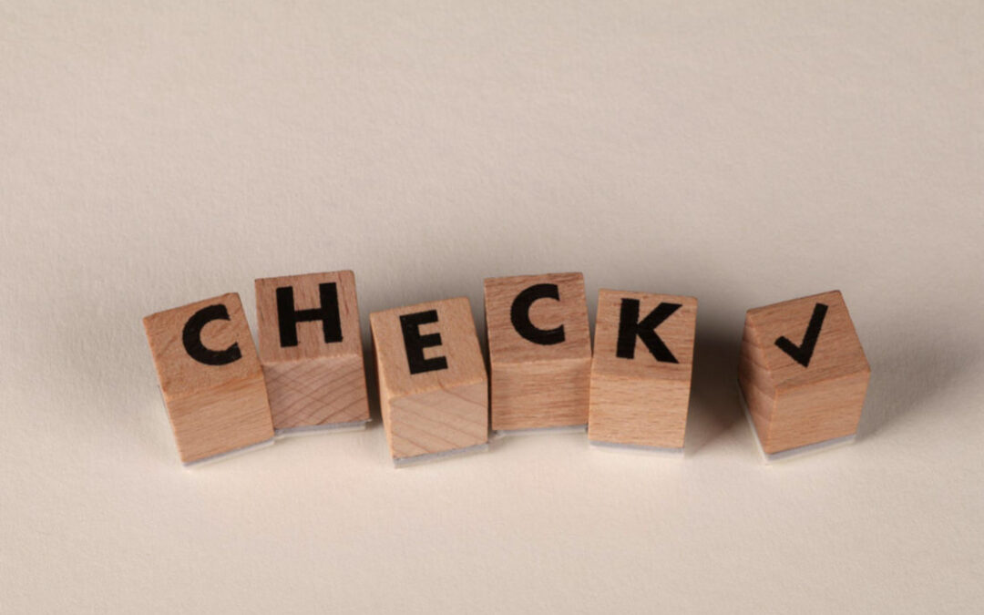 Year-end punchlist: Start checking it twice